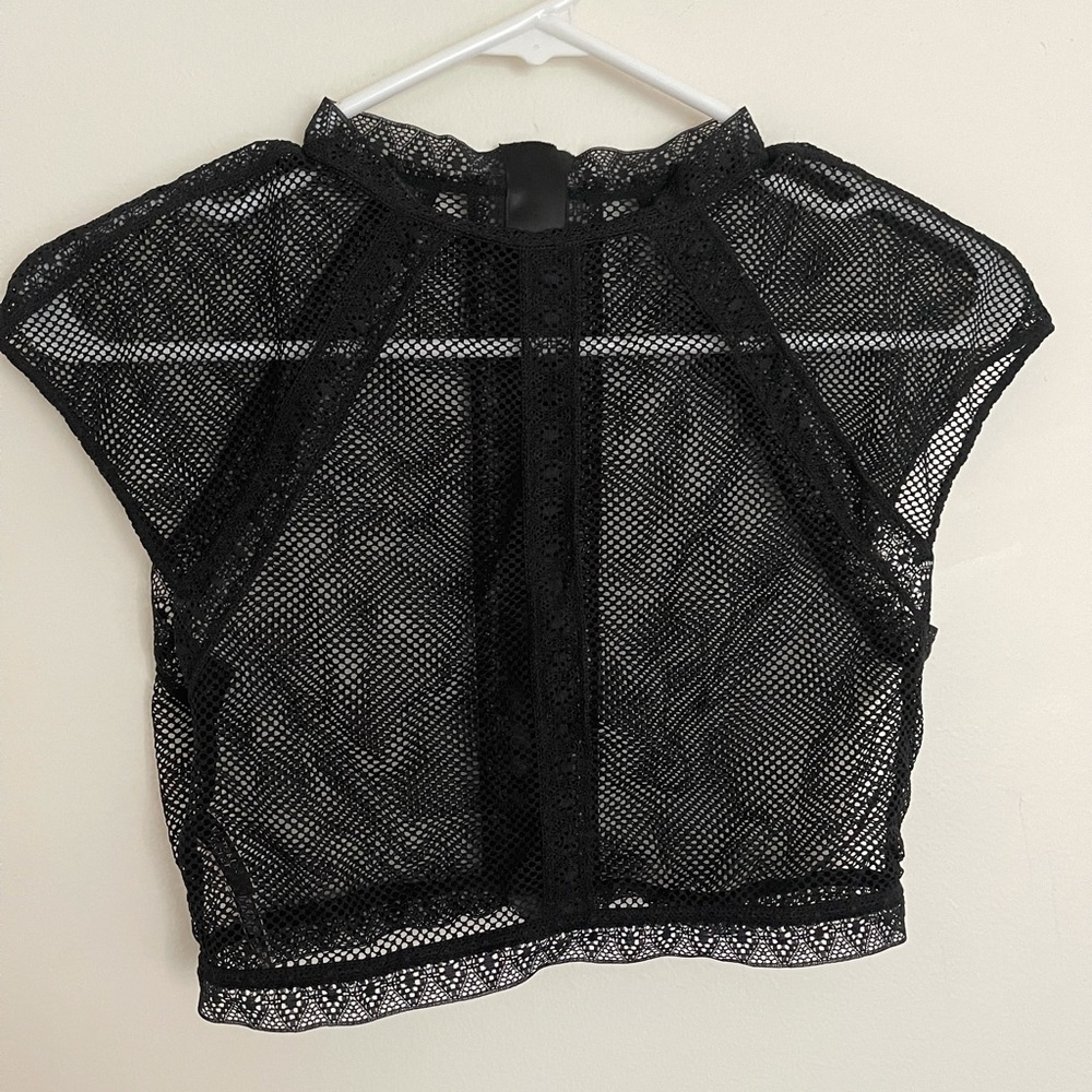 Victoria secret zip up the back crop